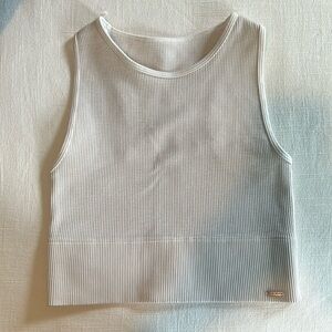 Gilly Hicks Racerback Ribbed Sports Bra